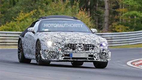 2022 Mercedes Amg Sl63 Roadster Spy Shots Redesigning An Icon