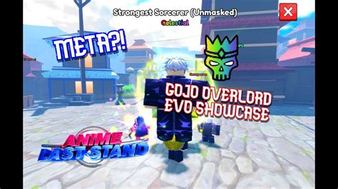 Showcasing Evolved GOJO EVO WITH OVERLORD Anime Last Stand Update 1