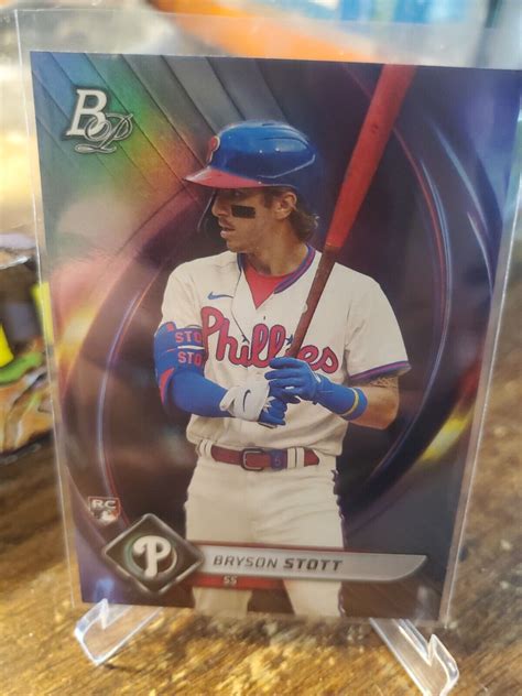 Bowman Platinum Rookies Bryson Stott Rc Nm Mt Phillies Ebay