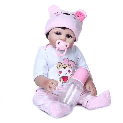 Boneca Bebe Reborn Beb Popular Cm Corpo Inteiro Silicone Macio