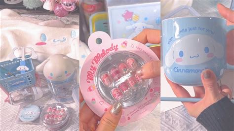 Asmr Cinnamoroll💙sanrio ૮ ˶ᵔ ᵕ ᵔ˶ ა Kawaii Unboxing ️💙 X Haulsanrio Cute Kawaii Youtube