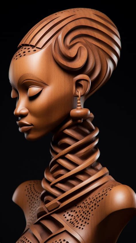 Sunlit Ancient African Avant-Garde Sculpture | Black art painting ...