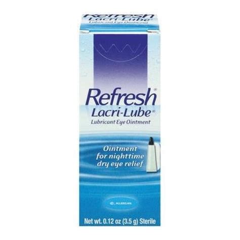 2 Pack Refresh Lacri Lube Lubricant Eye Ointment 012oz Each