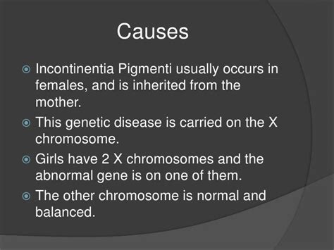 Incontinentia Pigmenti