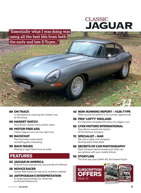 Classic Jaguar Magazine Aprmay 23 Back Issue