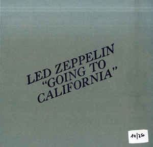 Led Zeppelin Going To California Multicolored Vinyl Discogs