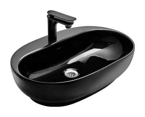 Buy Cera Cafe Matt Black Table Top Wash Basins Online