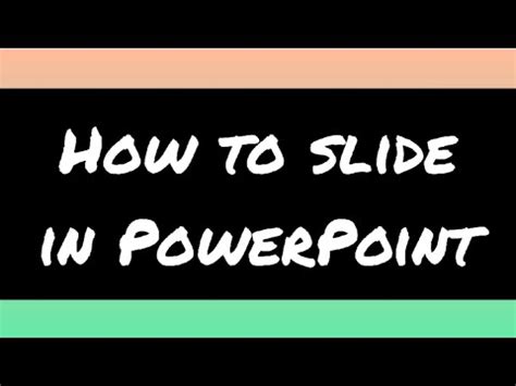 How To Go To First Slide In Power Point Mspowerpoint Ppt Techtips