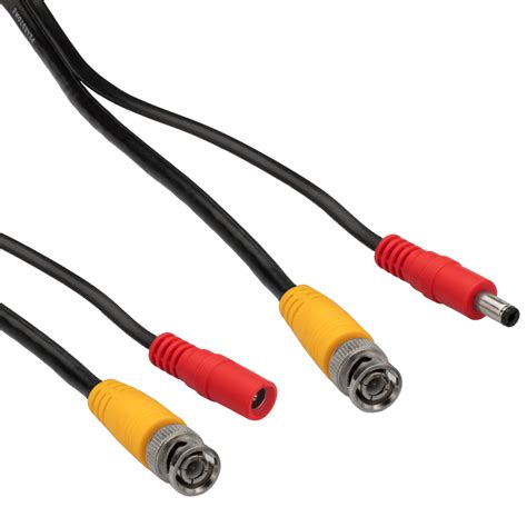 Pearstone BNC Extension Cable With Power For CCTVs BNC DCP100