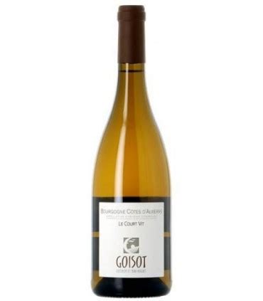 Bourgogne Côtes d Auxerre blanc Court Vit 2019 Domaine Goisot