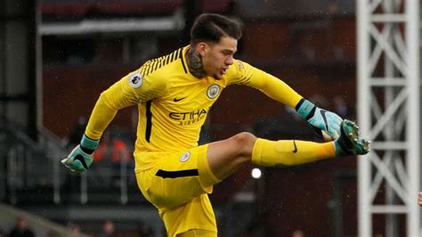 Premier League Ederson Saves Penalty As Manchester City Preserve Unbeaten Record