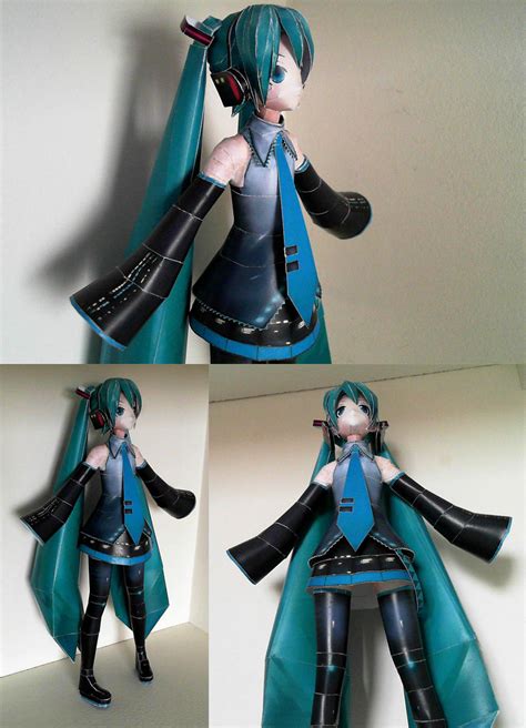 Papercraft Hatsune Miku By Thelightbird On Deviantart