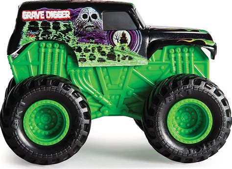 Monster Jam Oficial Grave Digger Rev ‘n Roar Monster Truck Excavadora