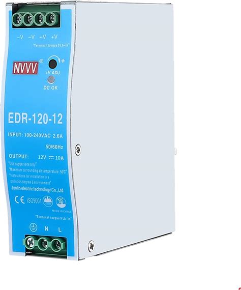 Amazon MEAN WELL NDR 240 24 240W 24VDC 10A AC DC Industrial DIN