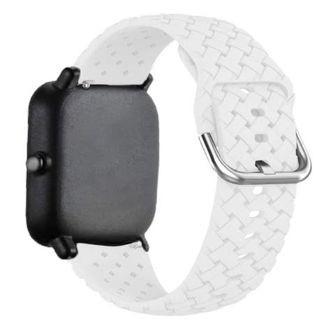 Xiaomi Amazfit Bip Geflochtenes Silikonarmband Wei