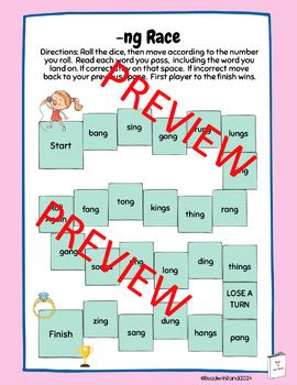 Ng Nk Glued Sounds FREEBIE Games Science Of Reading OG Phonics