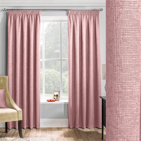 Matrix Thermal Blockout Woven Tape Top Pencil Pleat Curtains Pair Ebay