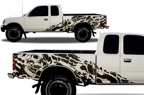 Toyota Tacoma (1995-2004) Custom Vinyl Decal Wrap Kit - NIGHTMARE ...