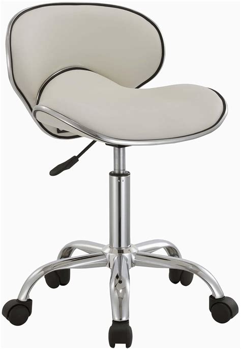 Duhome Elegant Lifestyle Swivel Stool On Casters Height Adjustable