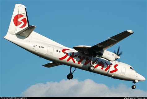 SE LIP Skyways Express Fokker 50 F27 Mark 050 Photo By Sven Hagstrom