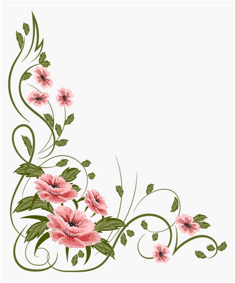 Marcos Flores Png - Flower Vector Vintage Png, Transparent Png ...