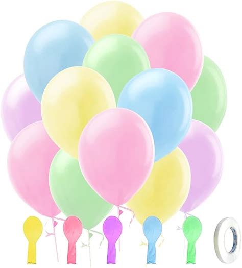 Amazon Bezente Pastel Balloons Latex Party Balloons Pack