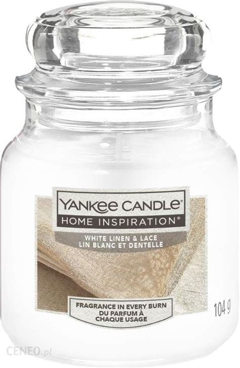 Yankee Candle Home Inspiration White Linen Lace Świeca Zapachowa 104 G