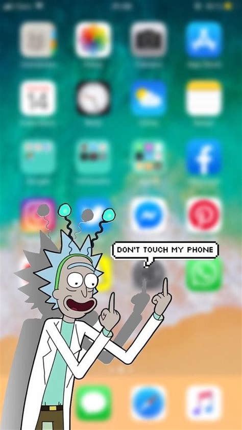 Lock Screen Fond D Cran T L Phone Rick Et Morty Fond Iphone