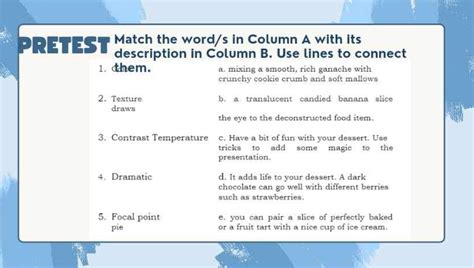 Match The Word S In Column A With Its Studyx