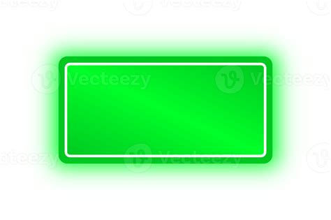 Neon Green Rectangle Banner Neon Rectangle 10974594 Png