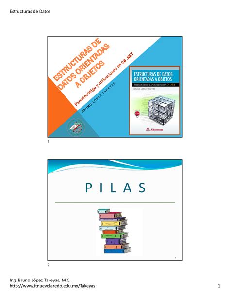 Pilas Estructura De Datos Tec De Madero Studocu