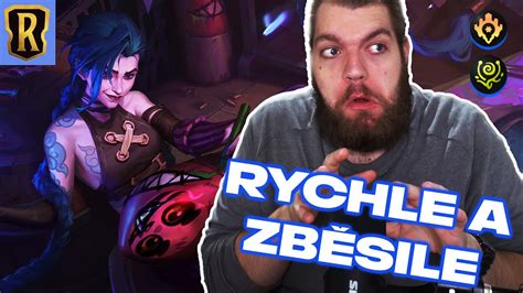 Jinx Lulu Agro Rychle a zběsile Legends of Runeterra YouTube