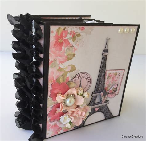 Corenescreations Mini Album Using Wild Orchid Crafts Nitwit Collections