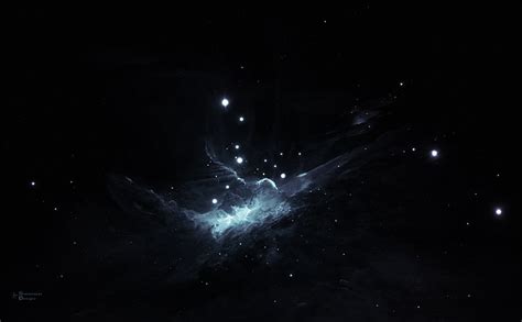 HD wallpaper: The Glorious Void, white nebula, Space, Design, Artwork ...