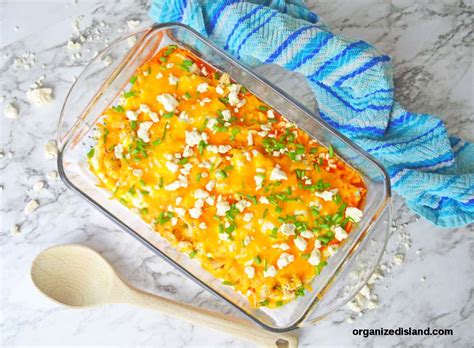 Buffalo Chicken Dip with Blue Cheese - Organized Island