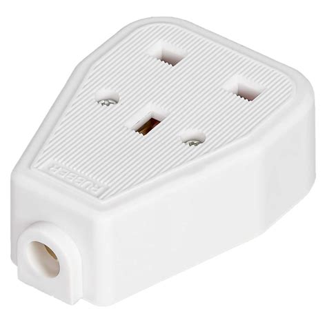 Lga Selectric 13a 1 Gang Heavy Duty Trailing Socket White 9128rw Cef