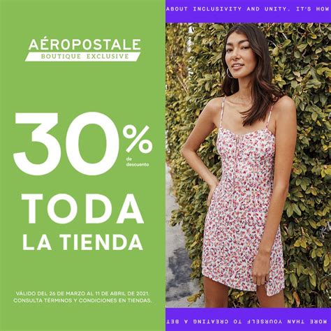 30 De Descuento En Toda La Tienda En Boutiques Aeropostale