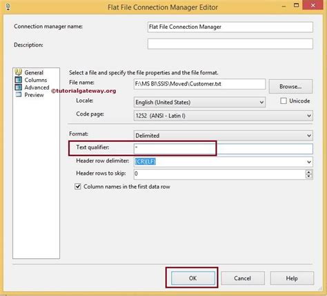 Text Qualifier In Ssis While Exporting Csv Files