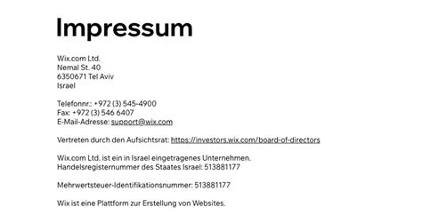 Impressum Website Was Muss Im Impressum Stehen