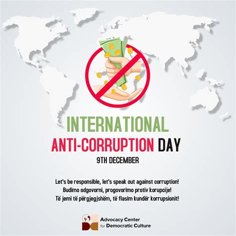 Press Release International Anti Corruption Day