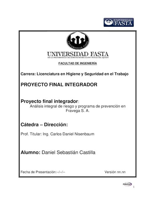 Pdf Proyecto Final Integrador Proyecto Final Integrador Trabajo De