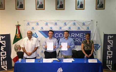 Aeromar Y Coparmex Veracruz Firman Acuerdo Camara Nacional De