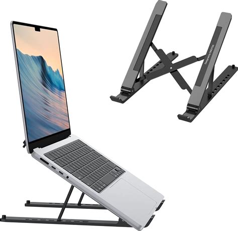 OMOTON Soporte para laptop soporte ergonómico de 8 niveles para