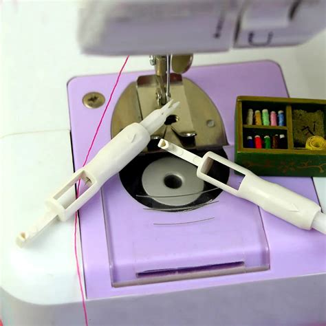 Sale 1PC Manual Needle Threader Sewing Machine Applicator Dedicated ...