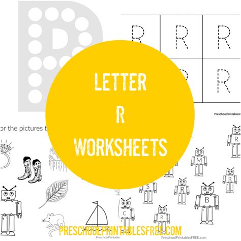 Preschool Letter R Worksheets Free Preschool Printables