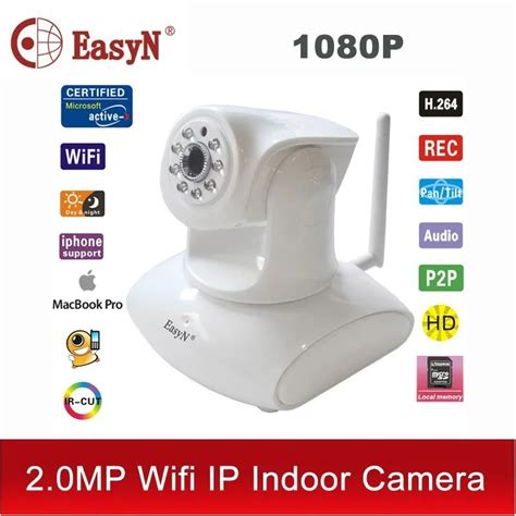 EasyN H3 147W Webcam 1080P HD P2P Security Camera Wifi Onvif Indoor Hom