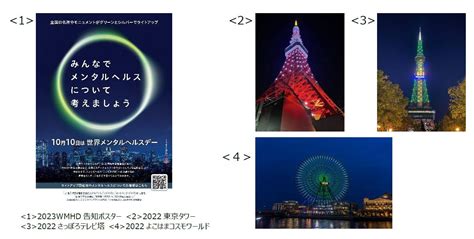 10月10日は「世界メンタルヘルスデー」全国20か所の夜空をシルバーとグリーンに彩るライトアップイベントが開催決定！ ルンドベック・ジャパン株式会社のプレスリリース