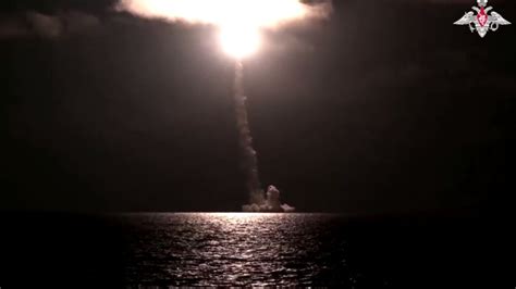 Russia’s nuclear submarine test launches Bulava missile – On tv