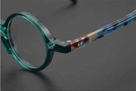 35mm Hand Made Acetate Retro Small Round Eyeglass Frames Luxury Design Glasses K Ebay