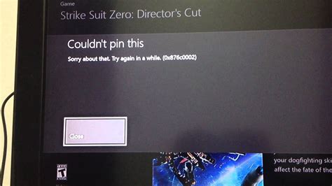 Xbox One Error 0x876c0002 YouTube